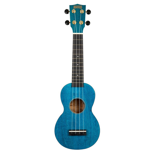 Mahalo MS1TBU Ukulele Slimline sopran, albastru, husă
