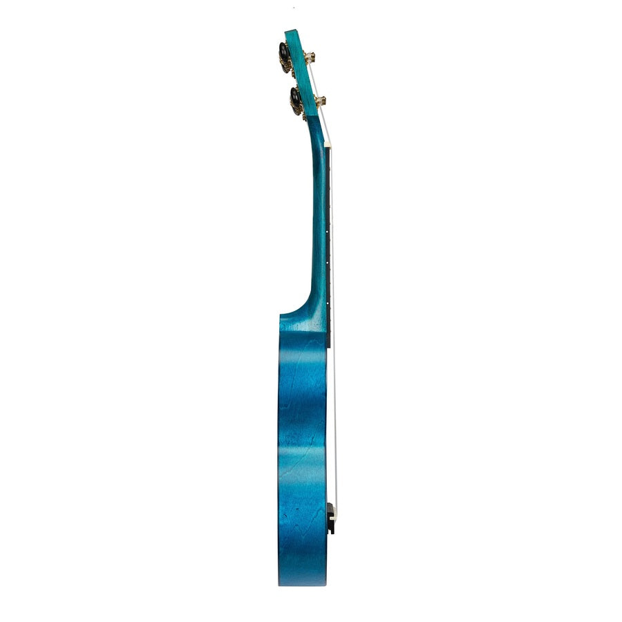 Mahalo MS1TBU Ukulele Slimline sopran, albastru, husă