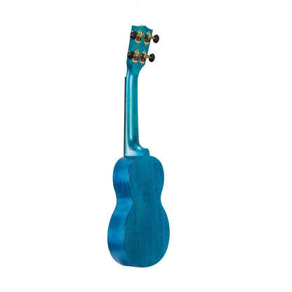 Mahalo MS1TBU Ukulele Slimline sopran, albastru, husă