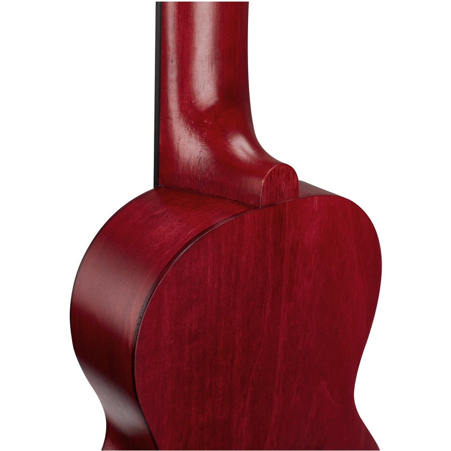Mahalo MS1TRD Ukulele Slimline sopran, rosu, husă