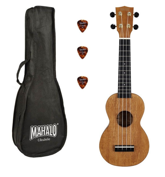 Mahalo MS1TBR Ukulele Slimline sopran, maro, husă