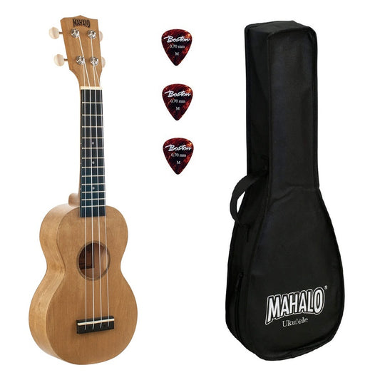 Mahalo ML1SD Ukulele sopran, finisaj Sand Dune , husă