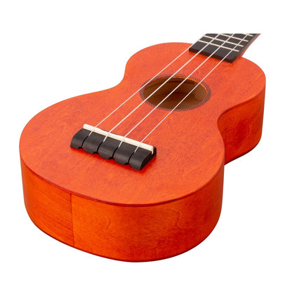 Mahalo ML1OS Ukulele sopran, finisaj Orange Sunset, husă