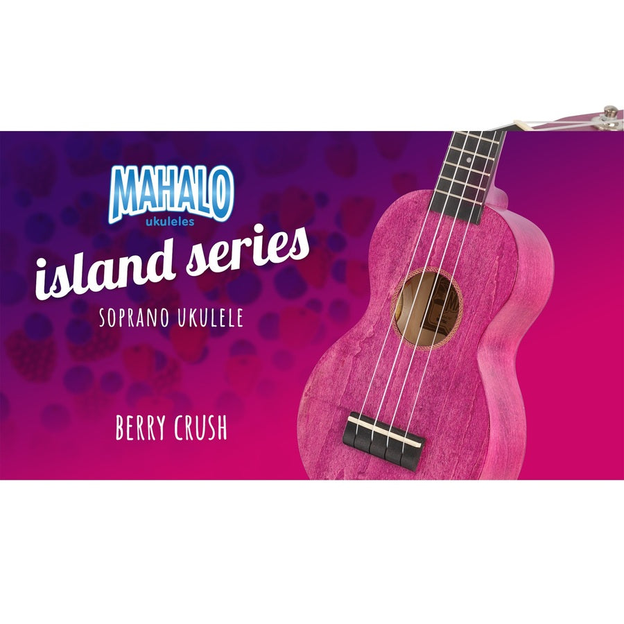 Mahalo ML1BC Ukulele sopran, finisaj Berry Crysh, husă