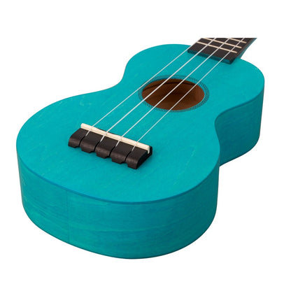 Mahalo ML1AB Ukulele sopran, albastru deschis mat, husă
