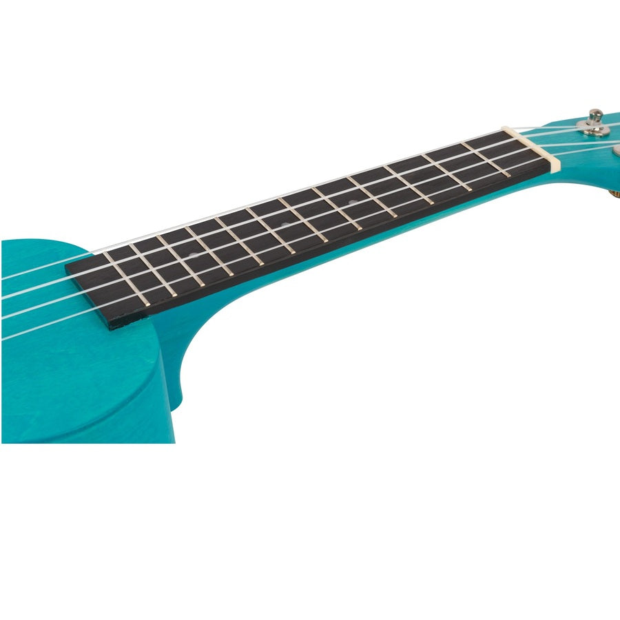 Mahalo ML1AB Ukulele sopran, albastru deschis mat, husă