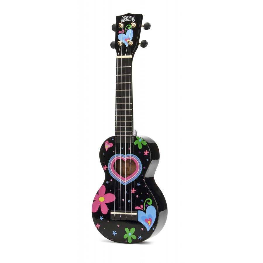 Mahalo MA1HEBK Ukulele sopran, finisaj Heart Black