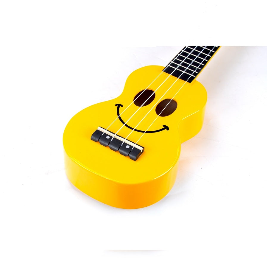 Mahalo SMILINOYW Ukulele sopranissimo, galben, husă, pene