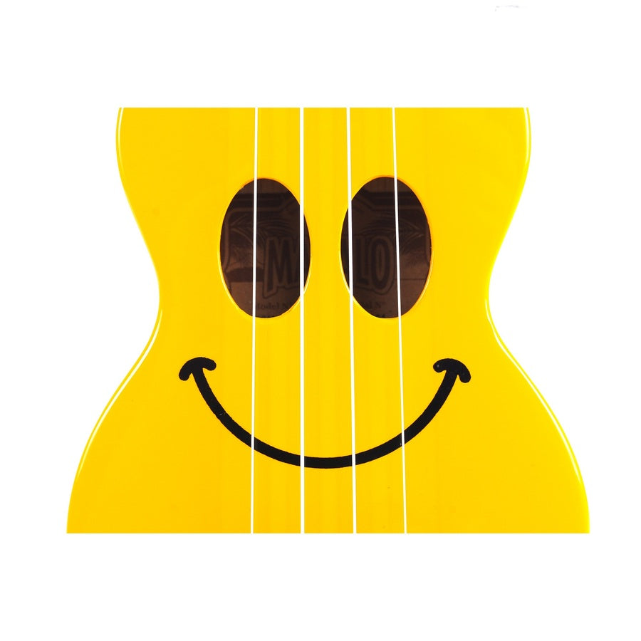 Mahalo SMILINOYW Ukulele sopranissimo, galben, husă, pene
