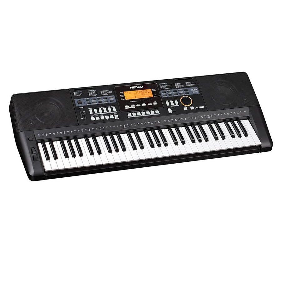 Medeli A300 Orgă electronică, 61 clape dinamice, 618 tonuri, 200 stiluri, USB-MIDI