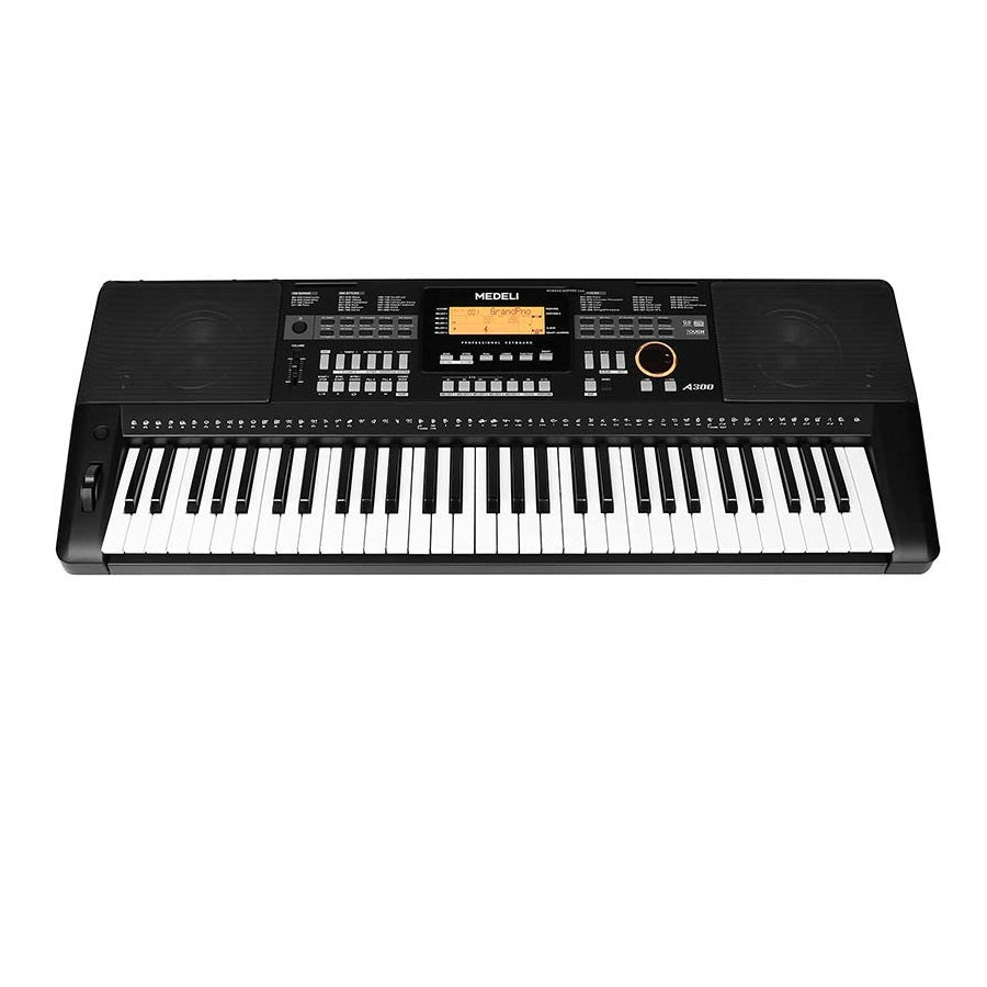 Medeli A300 Orgă electronică, 61 clape dinamice, 618 tonuri, 200 stiluri, USB-MIDI