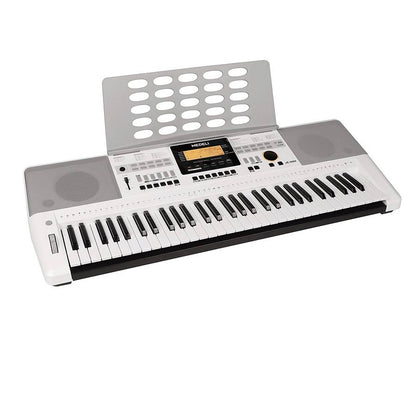 Medeli A300W Orgă electronică, 61 clape dinamice, 618 tonuri, 200 stiluri, USB-MIDI, alb