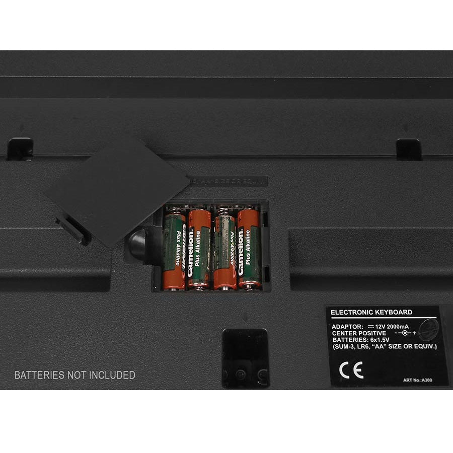 Medeli A300W Orgă electronică, 61 clape dinamice, 618 tonuri, 200 stiluri, USB-MIDI, alb