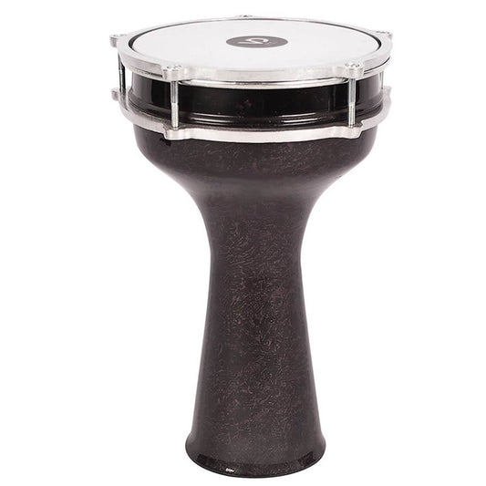 Vatan VDT124 Darbuka aluminiu, model turcesc, 18,5 cm diametru, 34 cm înălțime, finisaj marmorat