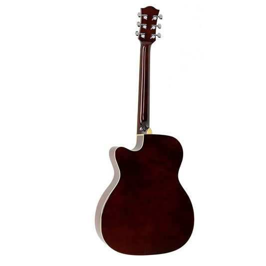 Richwood RA12CE – Chitară acustică electro-acustică auditorium, 6 corzi, natur, cu husă