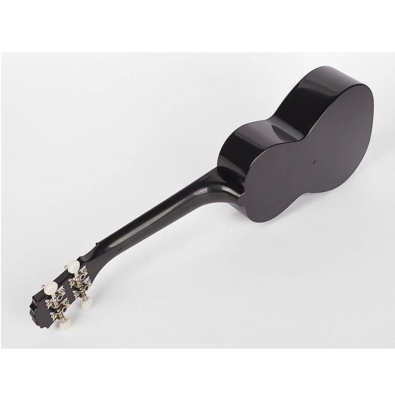 Korala PUC20BK – Ukulele concert, policarbonat, negru, 61 cm, set cu 3 pene