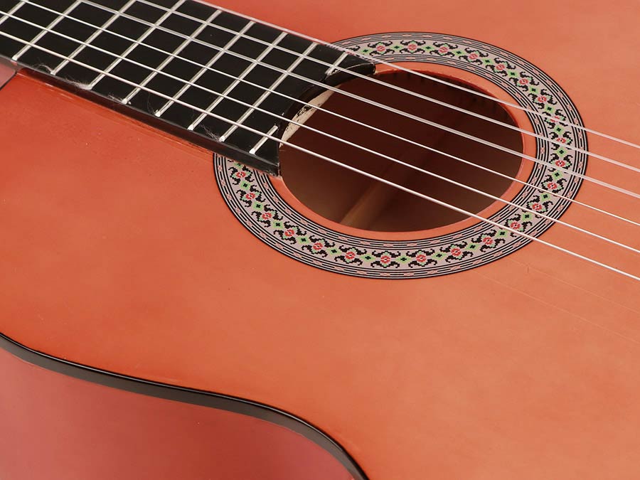 TurboVoice CG44 Chitara clasică 4/4 natur, lucios