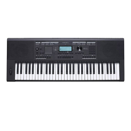 Medeli MK401 – Claviatură electronică 61 clape dinamice, 600 sunete, 200 ritmuri, MIC IN, SD Card