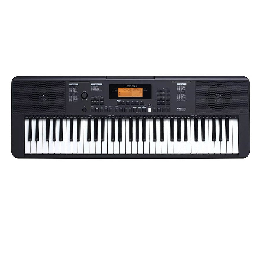 Medeli MK200 Orgă electronică, 61 clape dinamice, 585 tonuri, 202 ritmuri, USB-MIDI