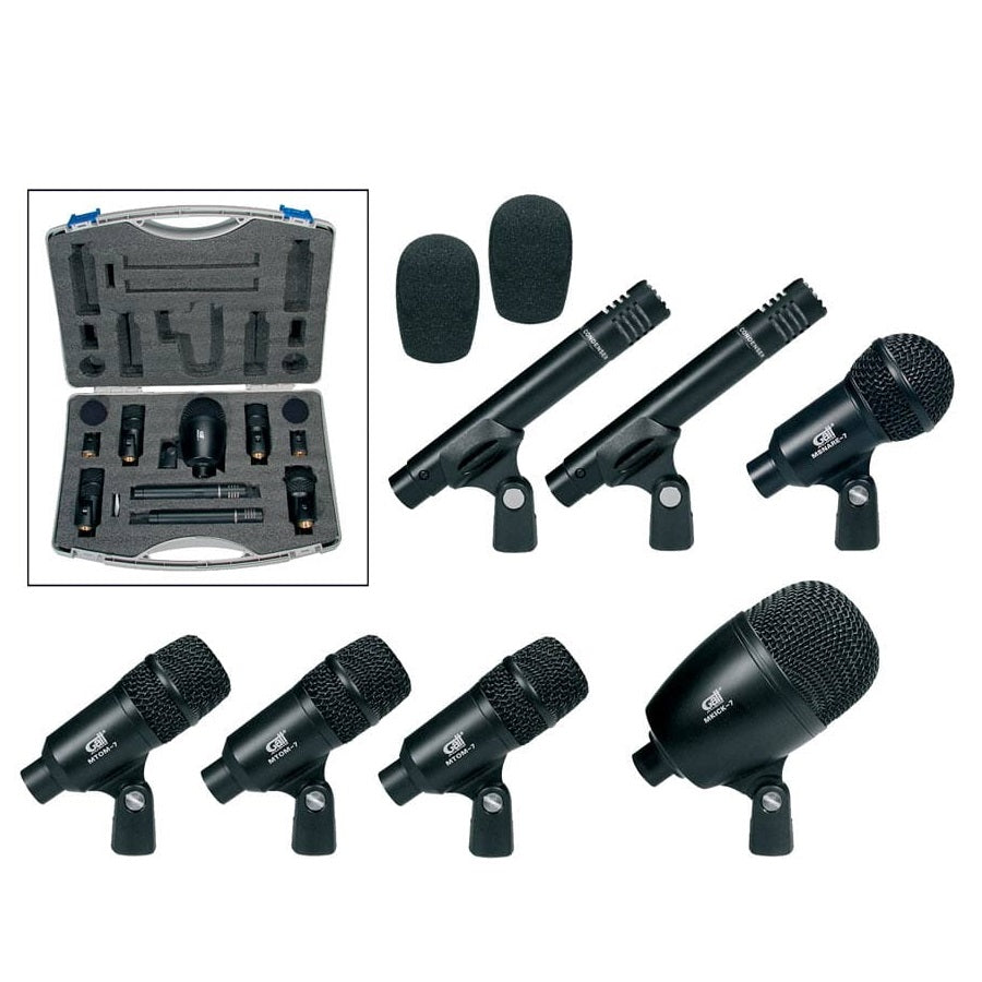Gatt Audio DKIT7 Set de 7 microfoane pentru tobe