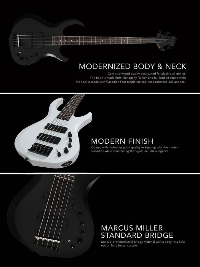 Sire Marcus Miller M2+5TBL Chitară bass, albastru