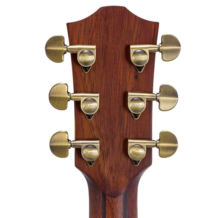 Bromo BAR1HM – Chitară acustică dreadnought, 6 corzi, cu husă