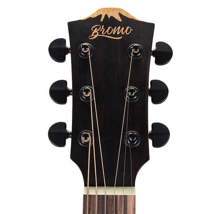 Bromo BAT1NL Chitară acustică dreadnought pentru stângaci, 6 corzi, top solid din molid