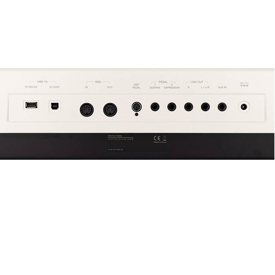 Medeli SPA500WH – Pian digital de scenă compact, 88 clape hammer action (GAC), 4x23W, alb