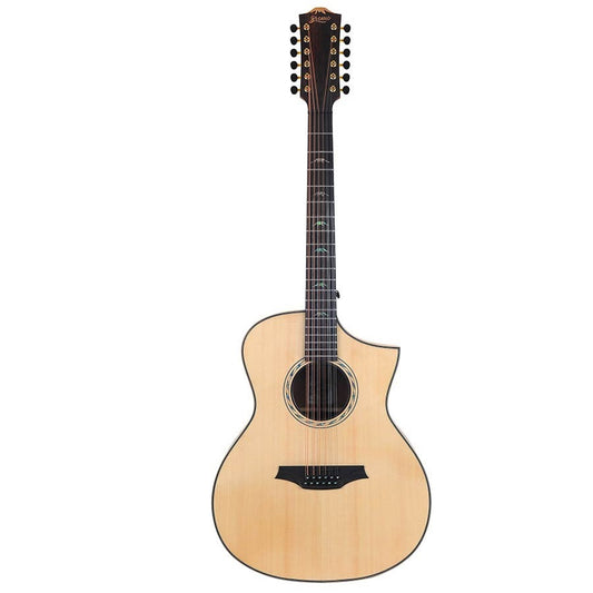 Bromo BAT4CE12 – Chitară acustică auditorium, 12 corzi, cu husă