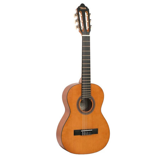 Valencia VC202 Chitară clasică 1/2, față din molid Sitka, corp din nato, finisaj natural satinat