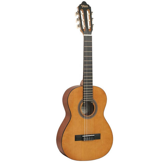 Valencia VC201 Chitară clasică 1/4, față din molid Sitka, corp din nato, finisaj natural satinat