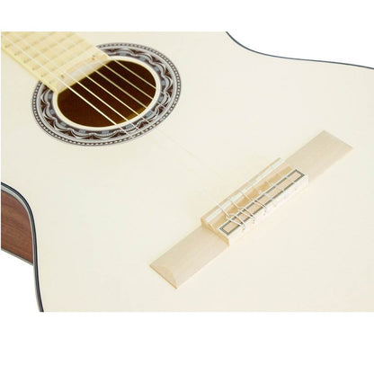 Valencia VC354VR – Chitară clasică 4/4, molid Sitka & mahon, fildeș satinat (ivory)