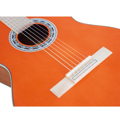 Valencia VC354OR – Chitară clasică 4/4, molid Sitka & mahon, portocaliu satinat