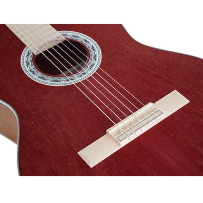 Valencia VC354WR – Chitară clasică 4/4, molid Sitka & mahon, roșu satinat (wine red)