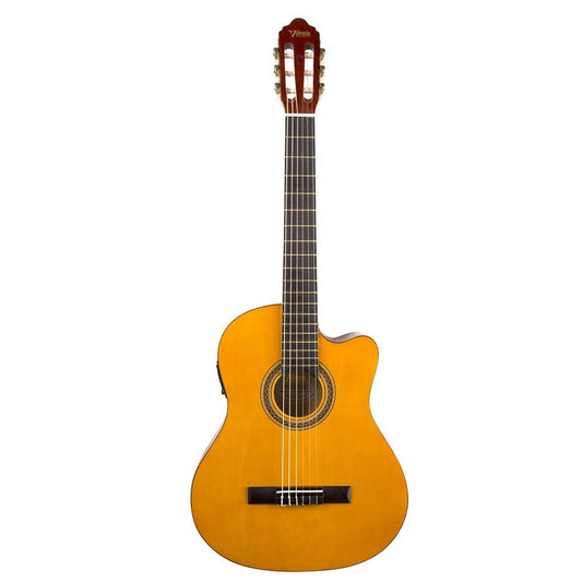 Valencia VC104CE Chitară electro-clasică 4/4 cutaway, Natural lucios