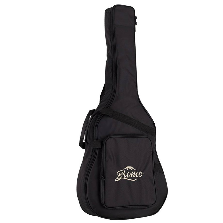 Bromo BAN7E – Chitară acustică jumbo, 6 corzi, cu husă și suport din lemn