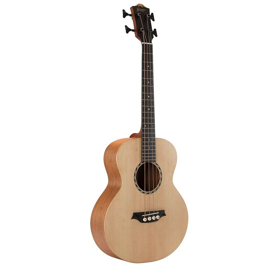 Bromo BAT8E – Chitară acustică bass mini jumbo, 4 corzi, cu husă