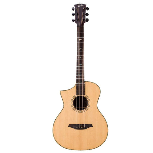 Bromo BAR5CEL – Chitară acustică concert, stângaci, 6 corzi, cu husă