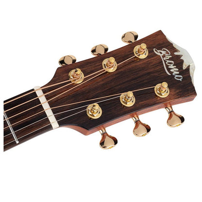 Bromo BAN8EVS – Chitară acustică mini jumbo, 6 corzi, cu husă