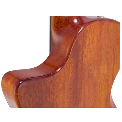 Bromo BEN2C – Chitară electro-acustică nylon hollow body, 6 corzi, cu cutie rigidă