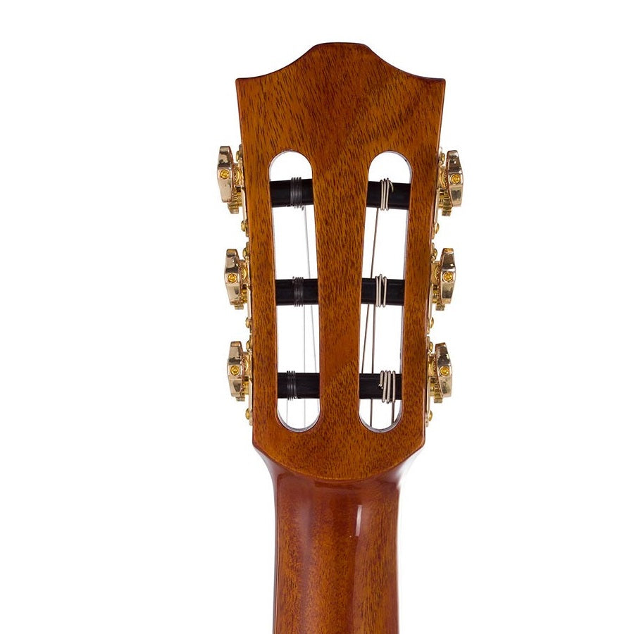 Bromo BEN2C – Chitară electro-acustică nylon hollow body, 6 corzi, cu cutie rigidă