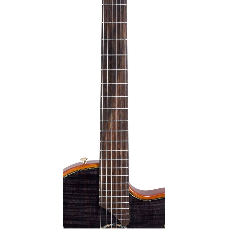 Bromo BEN2CTBK – Chitară electro-acustică nylon hollow body, 6 corzi, cu cutie rigidă