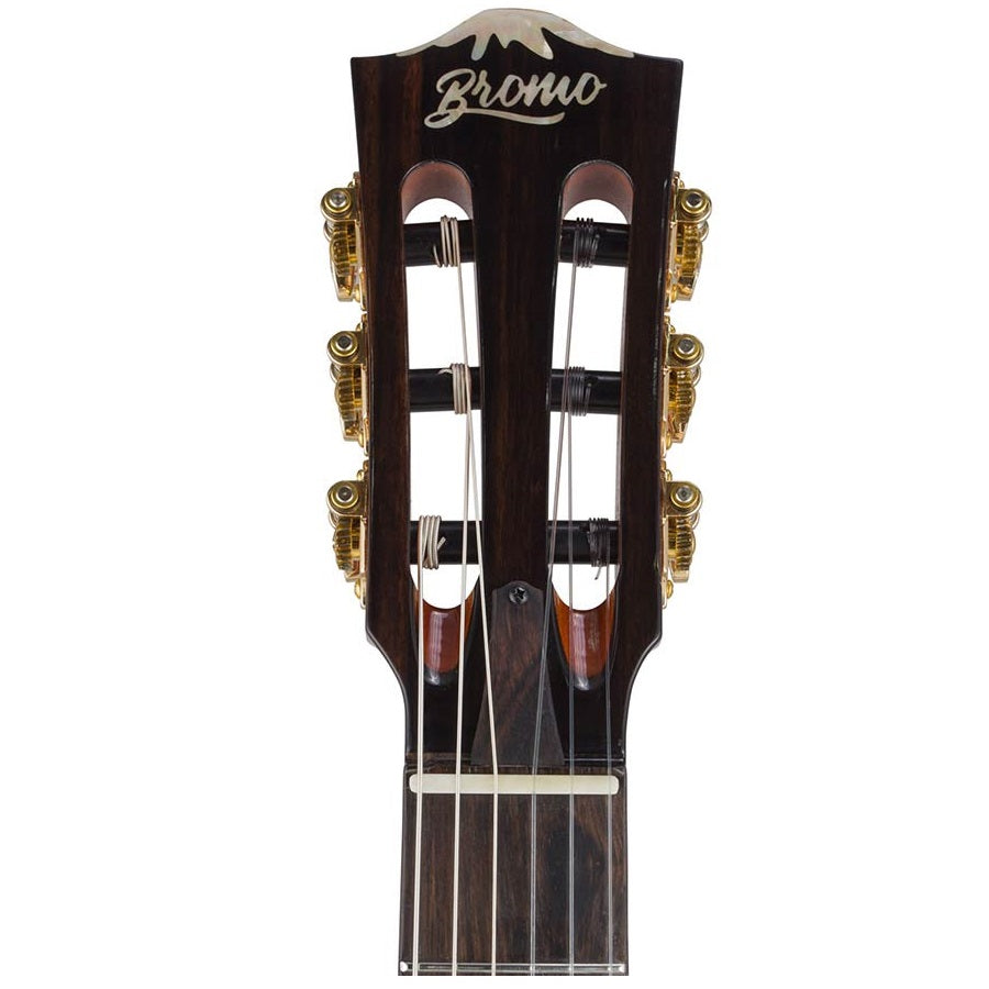 Bromo BEN2CTBK – Chitară electro-acustică nylon hollow body, 6 corzi, cu cutie rigidă