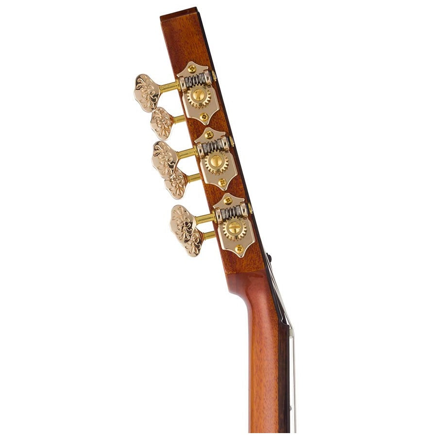 Bromo BEN2CTBK – Chitară electro-acustică nylon hollow body, 6 corzi, cu cutie rigidă