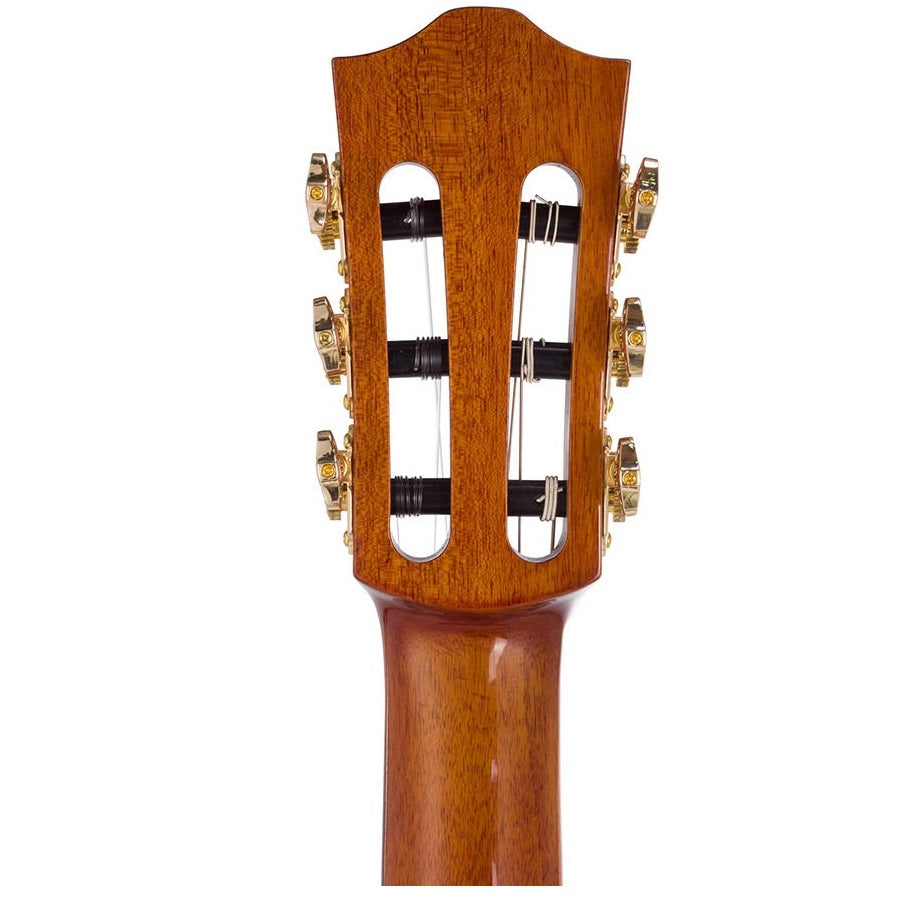 Bromo BEN2CTBK – Chitară electro-acustică nylon hollow body, 6 corzi, cu cutie rigidă