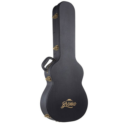 Bromo BEN2CTBK – Chitară electro-acustică nylon hollow body, 6 corzi, cu cutie rigidă