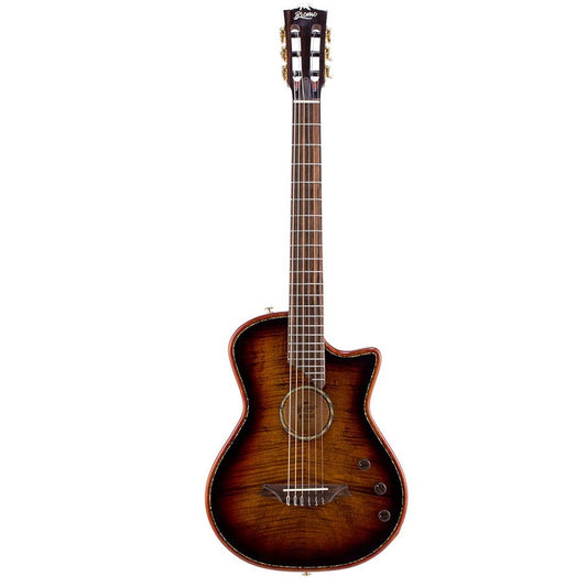 Bromo BEN2C3TS – Chitară electro-acustică nylon hollow body, 6 corzi, cu cutie rigidă