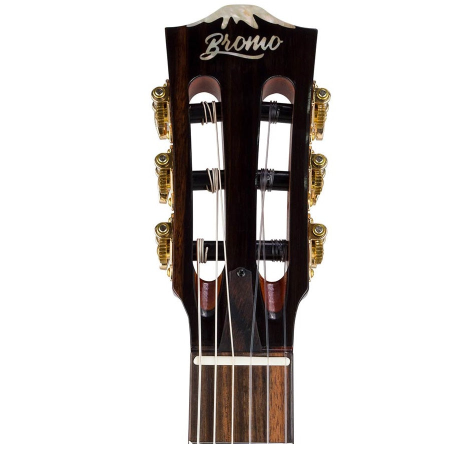 Bromo BEN2C3TS – Chitară electro-acustică nylon hollow body, 6 corzi, cu cutie rigidă