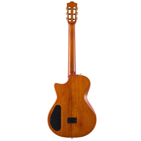 Bromo BEN2C3TS – Chitară electro-acustică nylon hollow body, 6 corzi, cu cutie rigidă