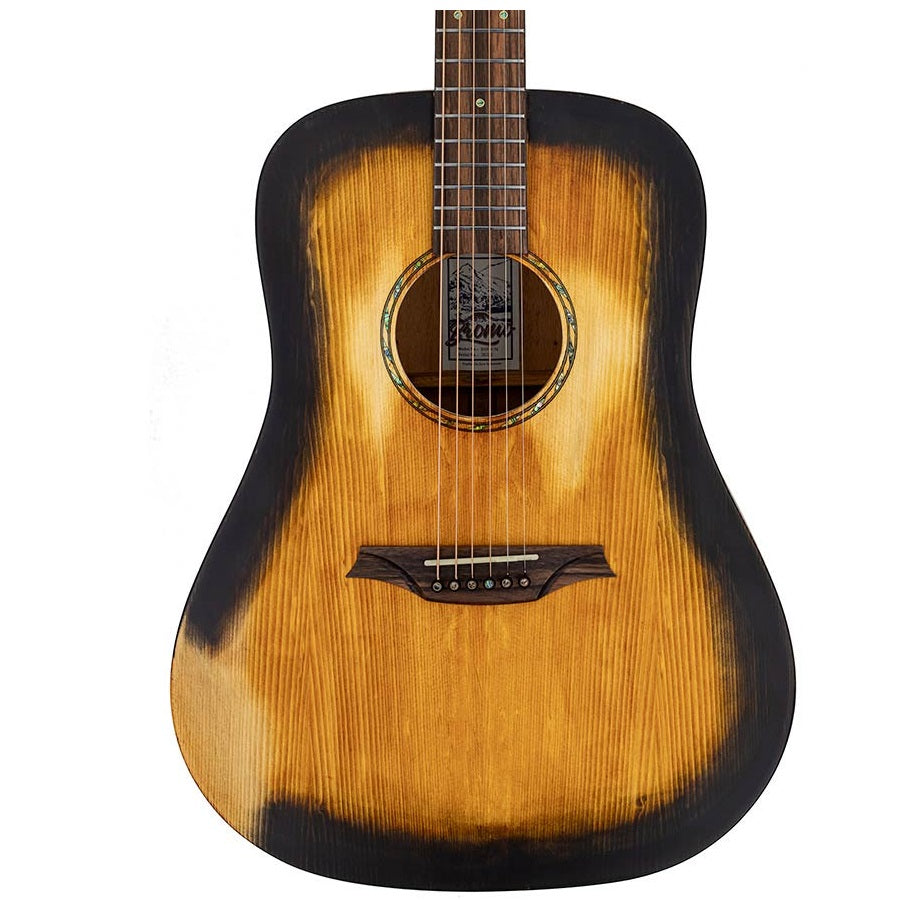 Bromo BAR1HHS – Chitară acustică dreadnought, 6 corzi, cu husă